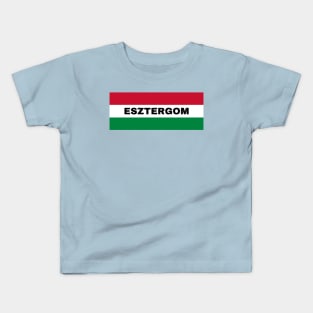 Esztergom City in Hungarian Flag Kids T-Shirt